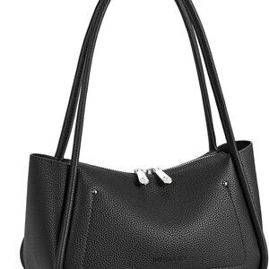 Small Purses for Women Trendy Shoulder Bag Vegan Leather Hobo Handbags with Doub